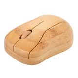 Bamboo wireless mouse with scroll wheel