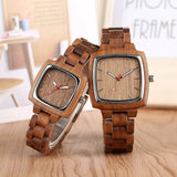 Couples wood watch set