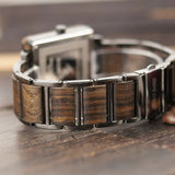 Exclusive Square Wooden Watch