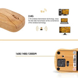 Wireless connection transmission for bamboo mouse