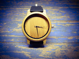 Sporty Wood Watch with Silicone Band