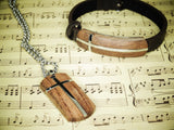 Rosewood Dog Tag Necklace