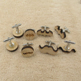 Wooden Cuff Links - The Wud Shop